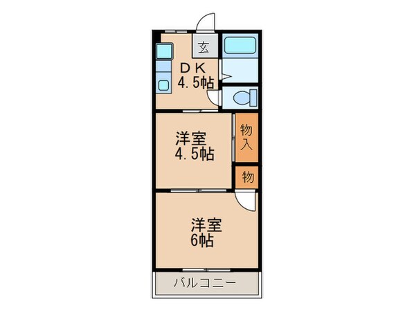 兵藤ビルの物件間取画像